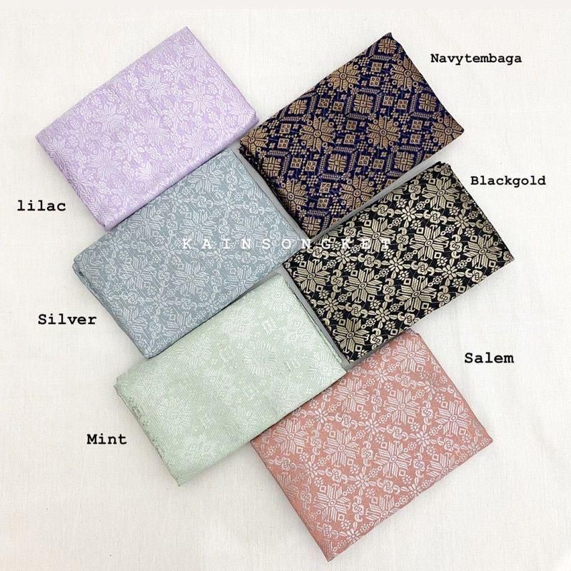Rok Songket span Bawahan kebaya modern terbaru model kekinian / Batik Sutra Foil / Rok Batik Wanita 