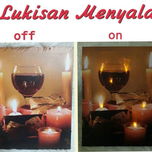 Lukisan Menyala Lukisan dinding- Hiasan dinding Lukisan lampu menyala