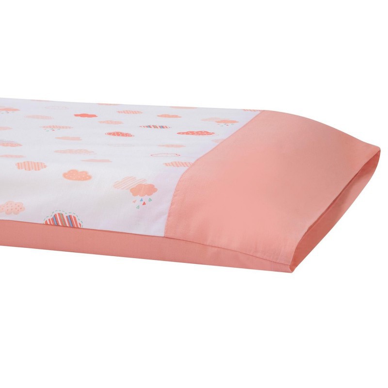 ClevaMama ClevaFoam Baby Pillow Case - Coral