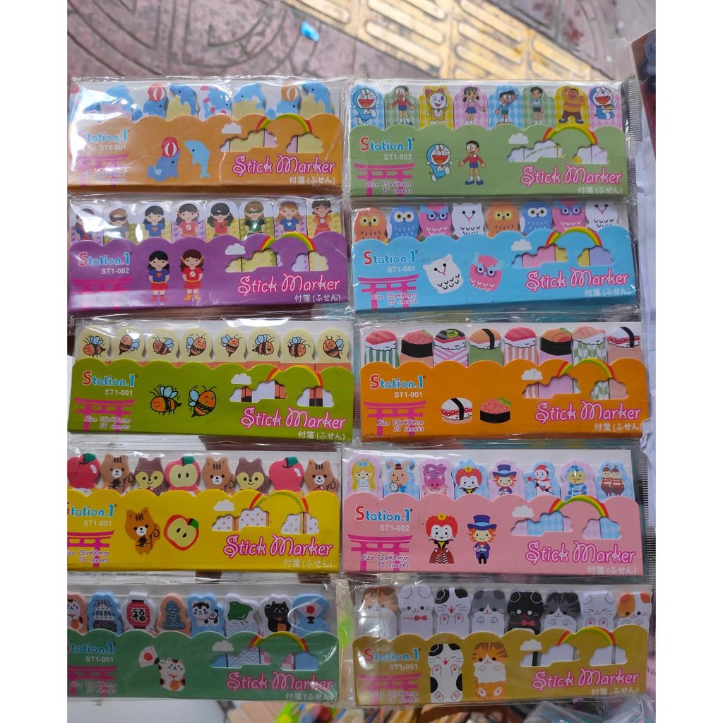 

sticky notes kertas termurah random gambar