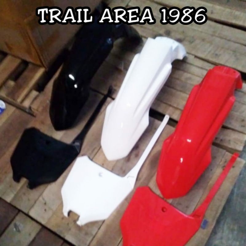 Spakbor Slebor Depan CRF 450 R Papan Nomor Nomer PNP CRF 150 L Modif KLX BF Dtracker CRF WR 155