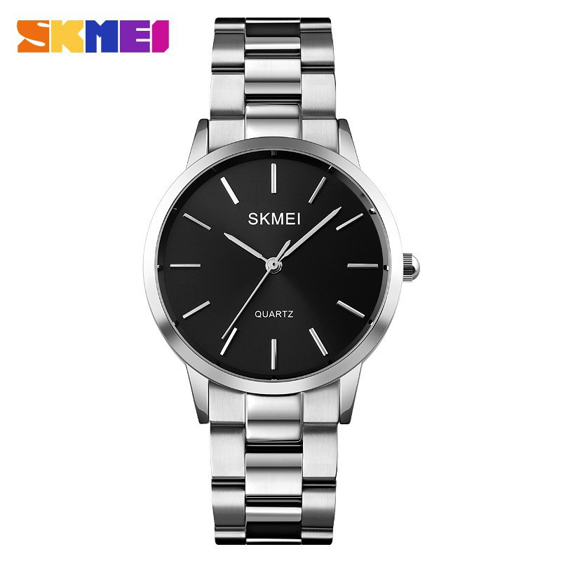 SKMEI 1694/1695 Jam Tangan Couple Analog Stainless Steel WK-SBY