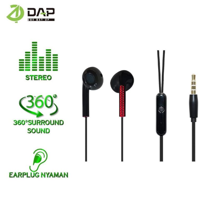 Handsfree / Earphones DAP DH-F2 Sound Bass