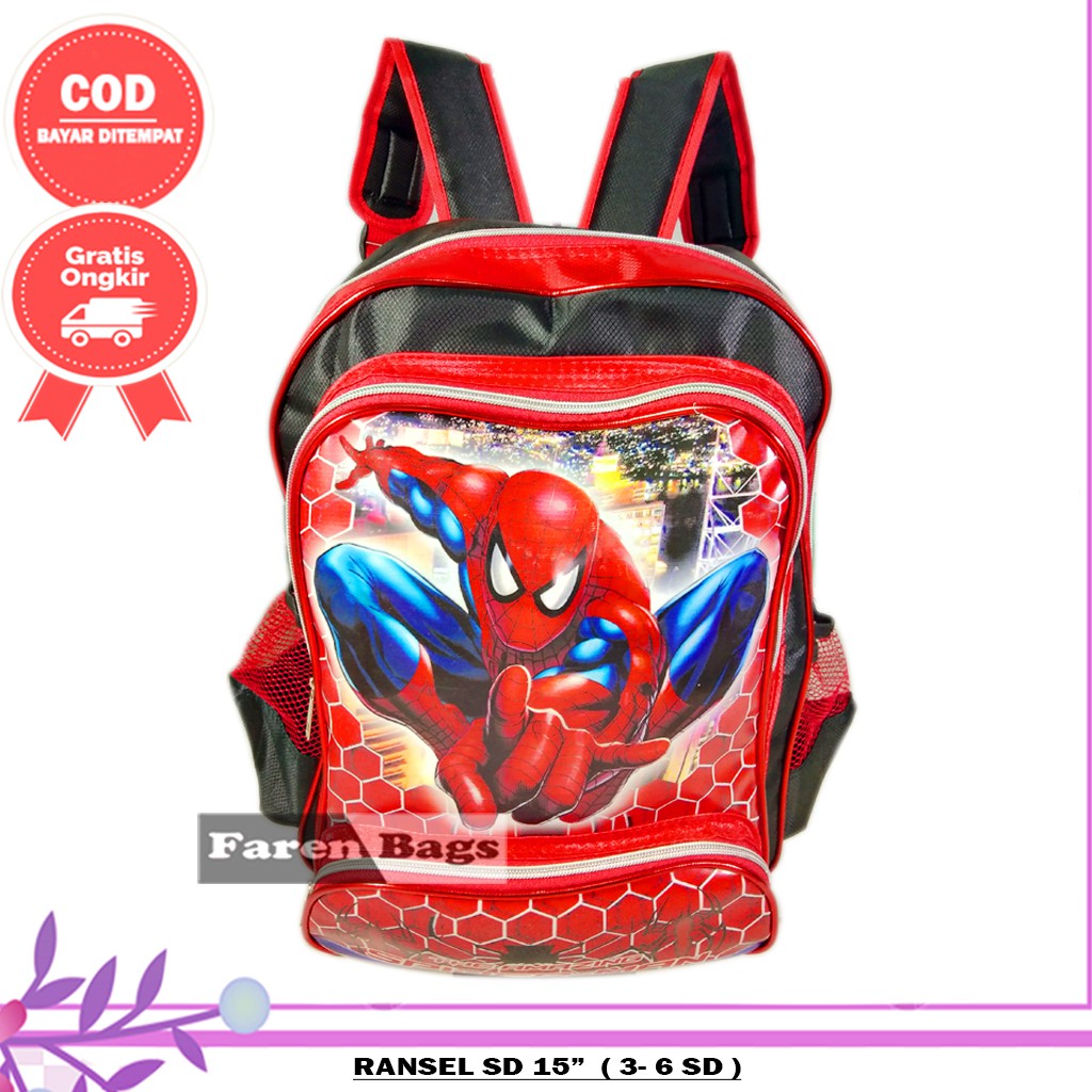 TAS RANSEL ANAK LAKI LAKI TAS SEKOLAH ANAK TK SD COWOK TAS NGAJI LES MURAH