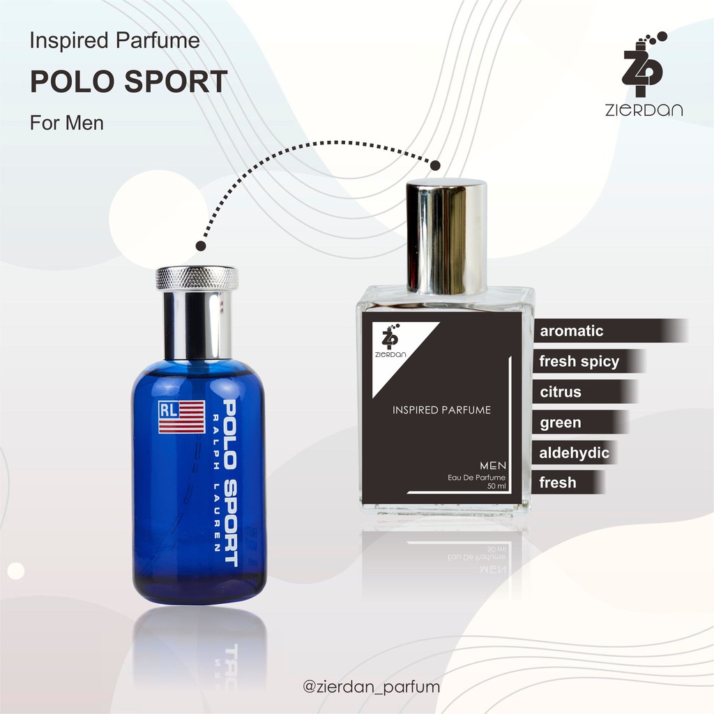 Zierdan Inspired Parfum Polo Sport Parfume Farfum Minyak Wangi Tahan Lama Pria Cowok