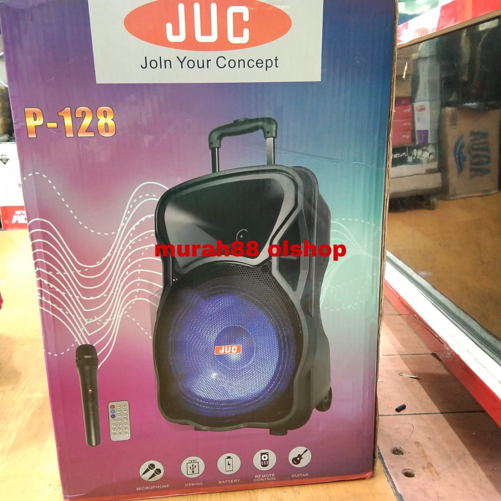 speaker aktif juc p-128 12 in bluetooth bisa karaoke dr youtube