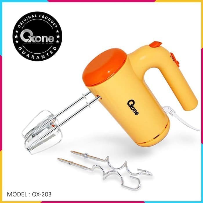 OXONE cute hand mixer OX-203 ori  mixer tangan  OX203 Biru Orange Original