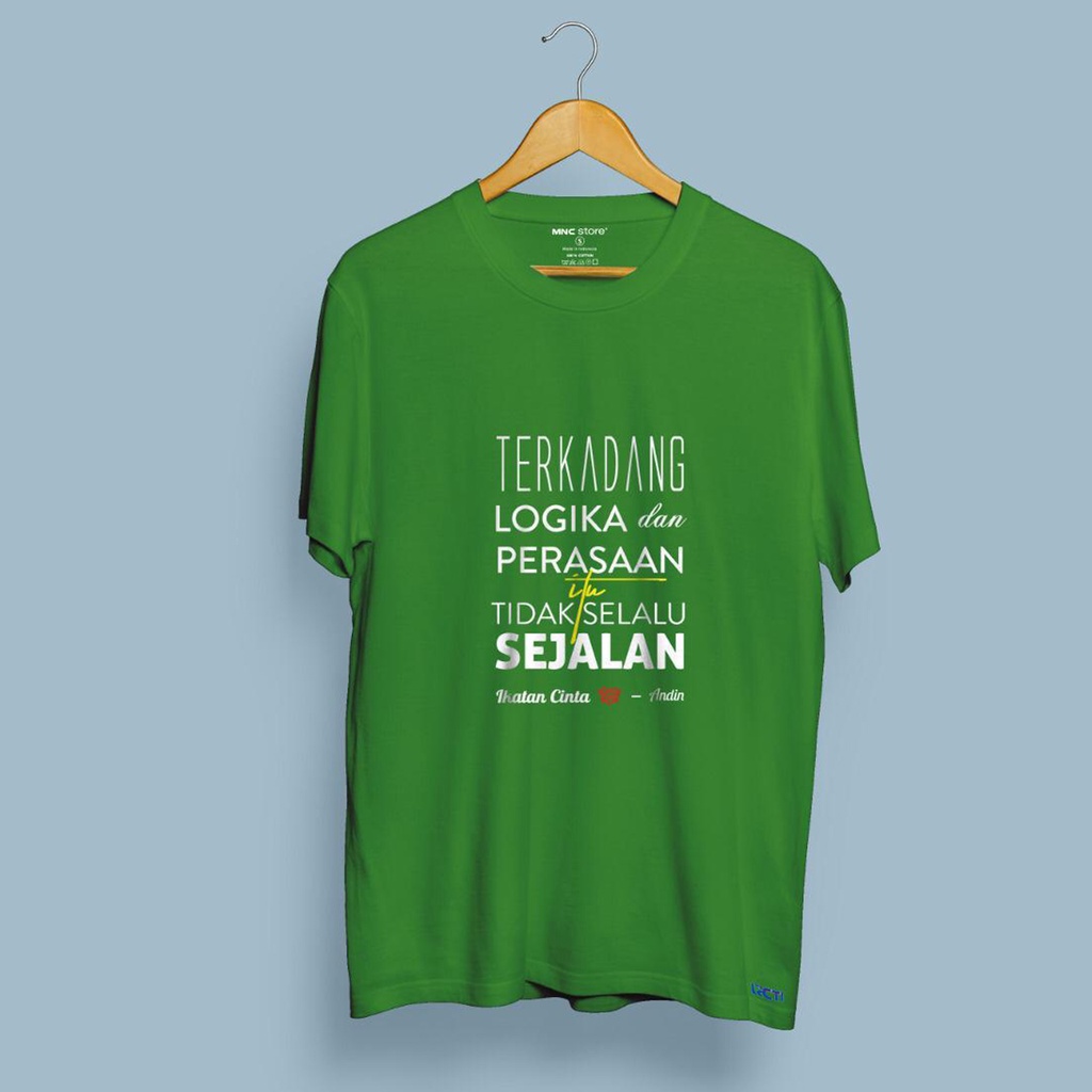 T Shirt Ikatan Cinta DTF Logika Green