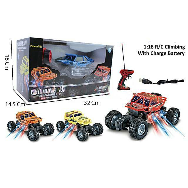 RC CLIMBING SUV WITH 3D LIGHT SKALA 1:18