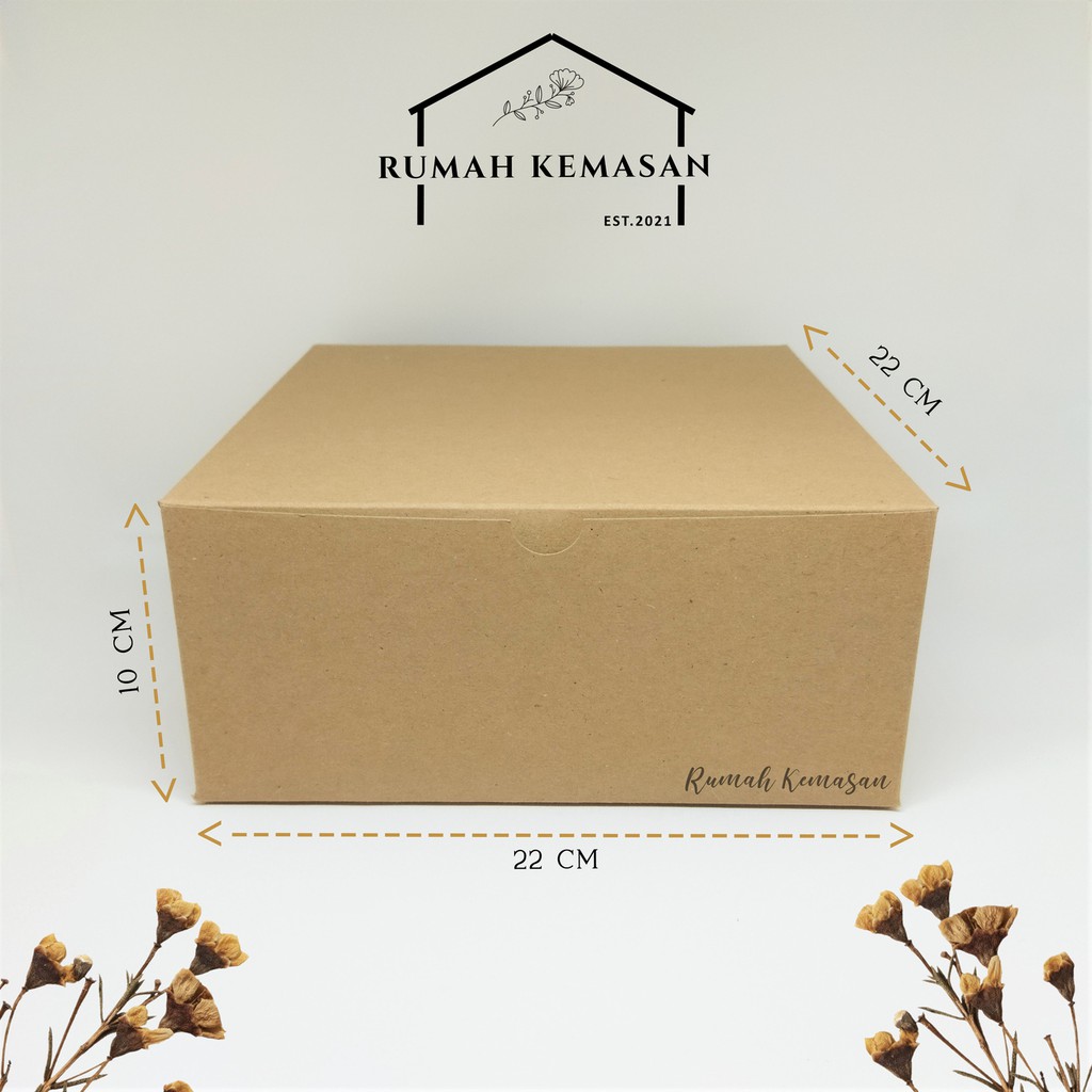 

Box Kraft 22 x 22 x 10