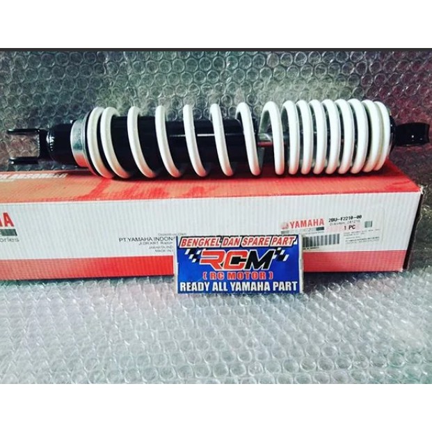 2BU-F2210-00 SHOCK SKOK ABSORBER PEREDAM KEJUT BELAKANG X RIDE XRIDE PUTIH ORI ORIGINAL YAMAHA ASLI