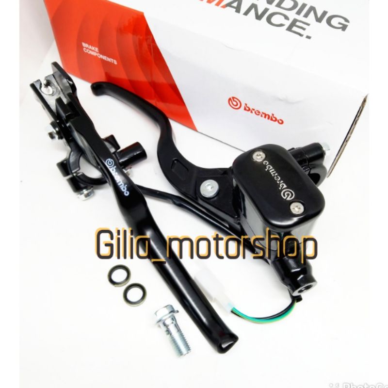 Master Rem E2 Tabung Oval Set kiri kanan Universal Motor