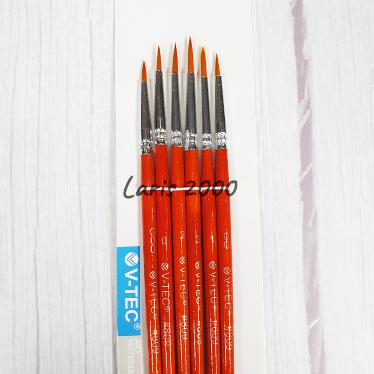 Kuas Set Lukis Kecil 809 V-tec (000 00 0)
