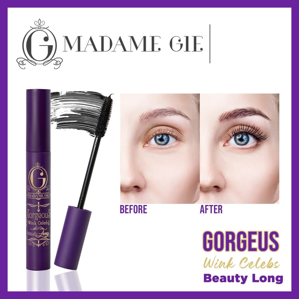 Madam Gie Gorgeus Wink Celebs Beauty Long Pretty Thick Make Up Mascara Waterproof