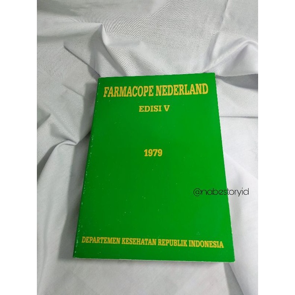 

BUKU FARMASI FARMAKOPE INDONESIA 5 | FARMACOPE NEDERLAND EDISI V 1979