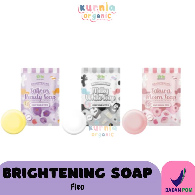 [BPOM] Fleo Soap / Sabun Fleo / Fleo Brightening Soap / Sabun Badan / Sabun