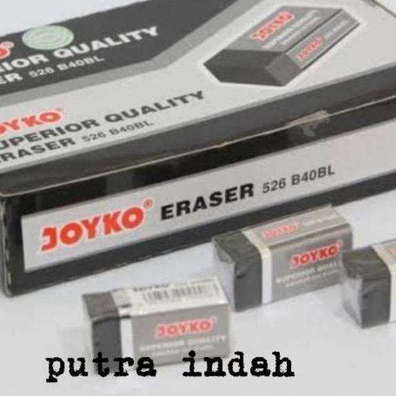 

10.10 SALE 1 pak isi 40 pcs Penghapus joyko kecil hitam