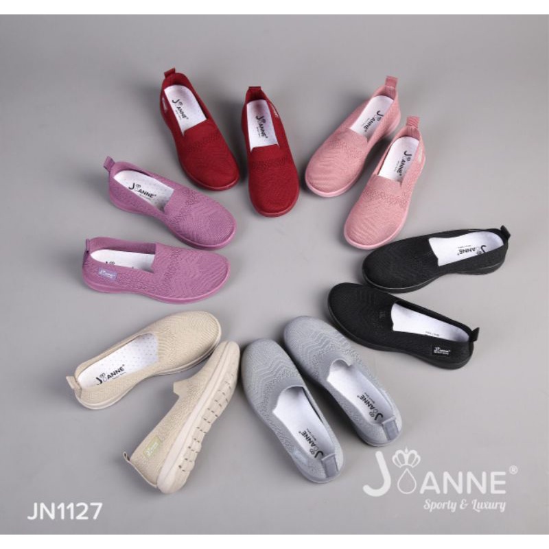 Official [Joanne] Flyknit Flat Shoes Sepatu Wanita Import Jn1127