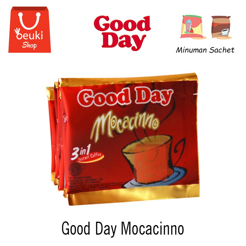 

Good Day Mocacinno Kopi Instan Moccacino Rasa Mocca - 10pcs x 20gr