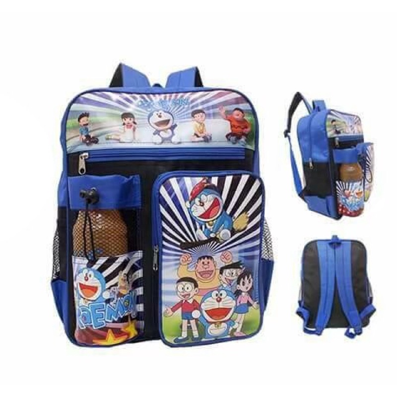 tas ransel anak bonus botol minum tas ransel anak laki laki karakter tayo tobot ultraman doraemon