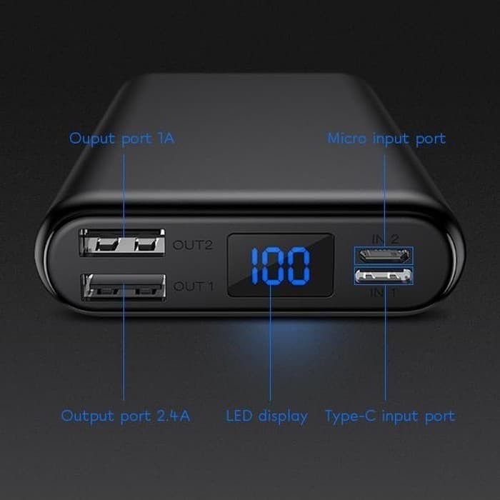 POWERBANK VIVAN 15000 mAh - VIVAN VPB-H15 ORIGINAL FAST CHARGING 15000