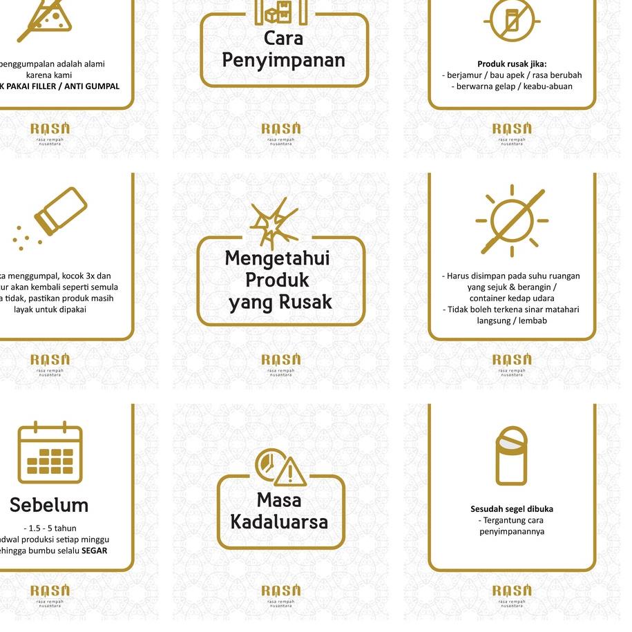 

Berkualitas RASA - Ground White Pepper / Lada Putih Giling Halus