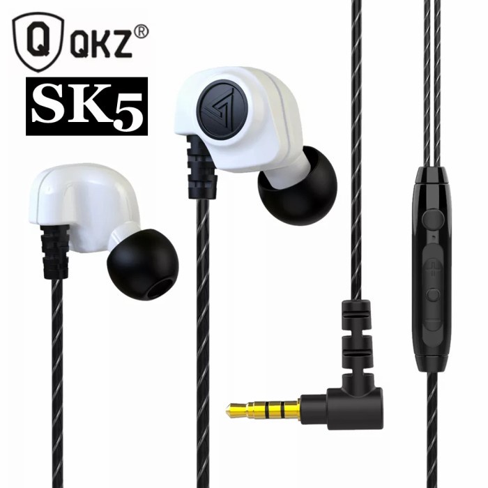 QKZ SK5 with Mic Earphone Sport Earbud Stereo Running Headset