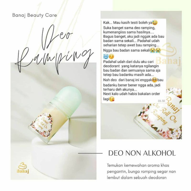 DEO DIEN  / Deo Roll On 25 ML DEODORANT Banaj Beauty Care / AMPUH HEMPAS BAU BADAN / MENCERAHKAN KETIAK