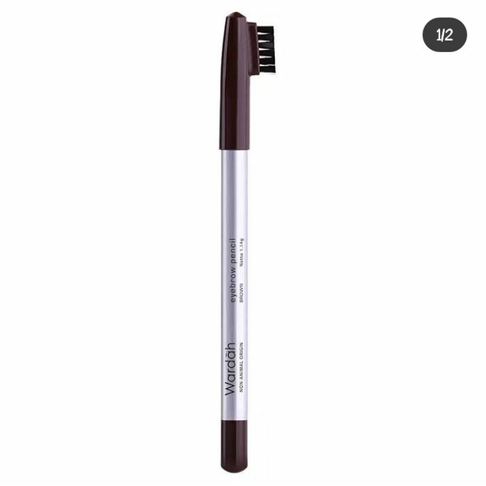 Kemasan Baru (NEW)WARDAH EYE BROW / EYEBROW PENClL (pensil alis) Brown &amp; Black 1,14gr