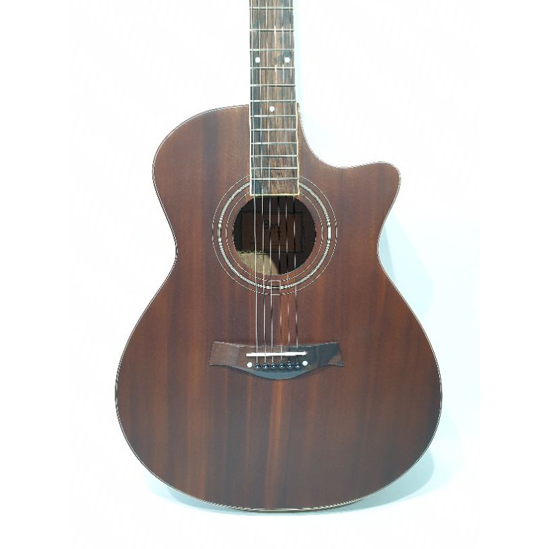 Gitar Akustik Merk Cort Warna Coklat Jumbo Trusrod Spruce Senar String Jakarta Murah