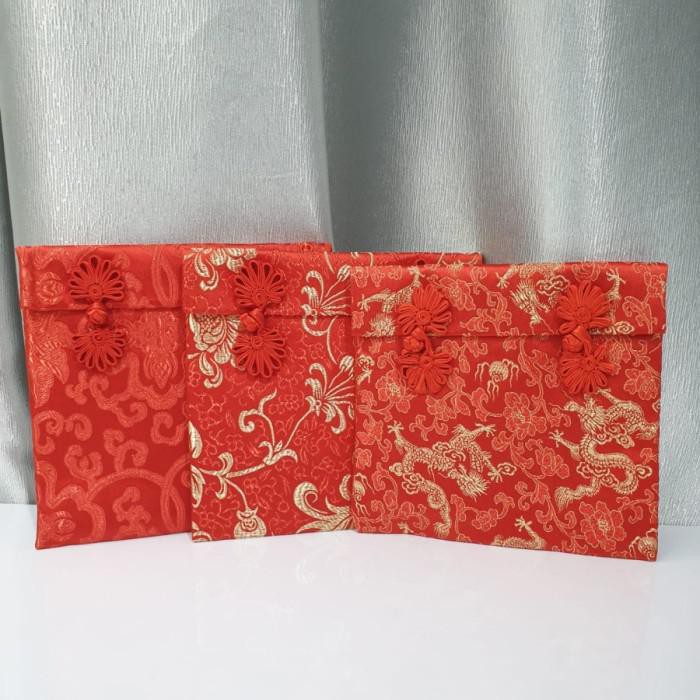 

Dompet Angpao Kain Chinese Knot Kado Sangjit Imlek Premium Uk Besar