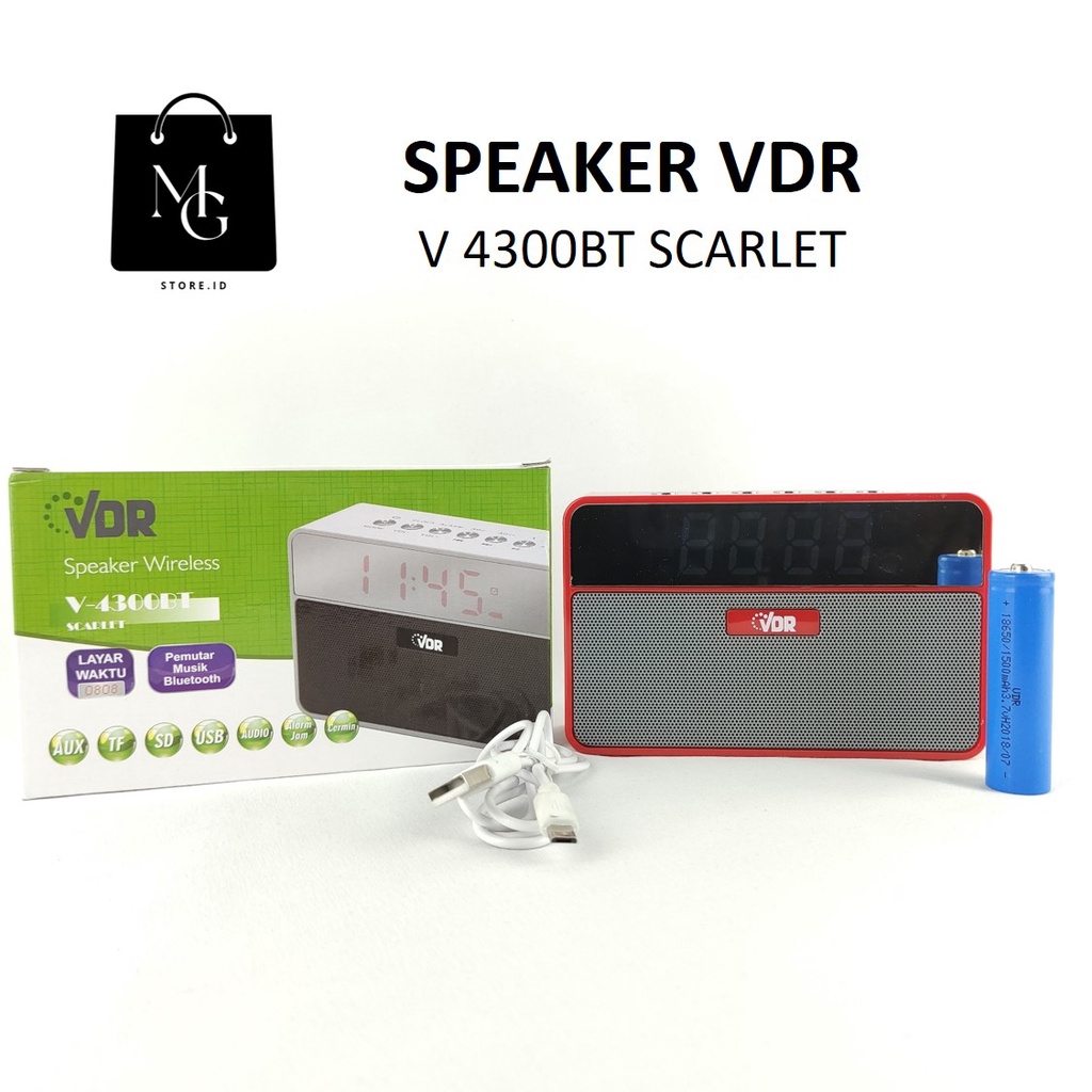 Speaker Bluetooth VDR 4300BT SCARLET