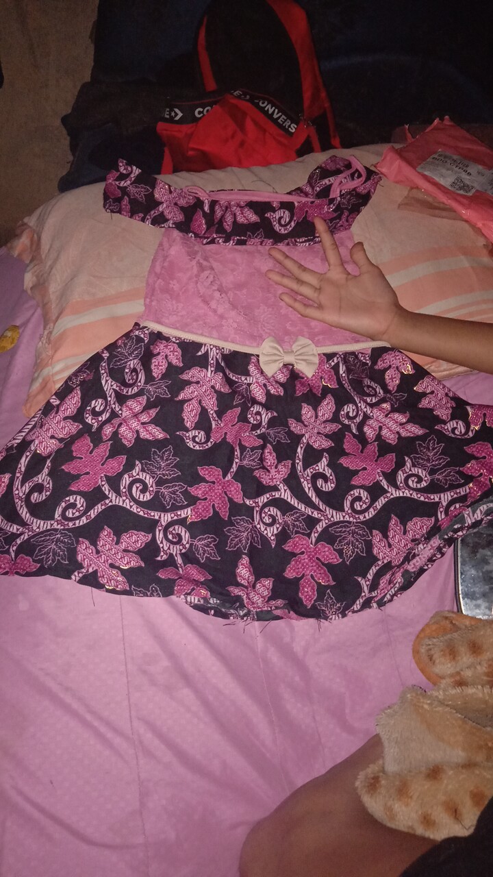Dress Cecilia/casual Dress Anak Cewe/terusan Dress Batik Anak Prempuan/gaun Anak/baju Anak Murah