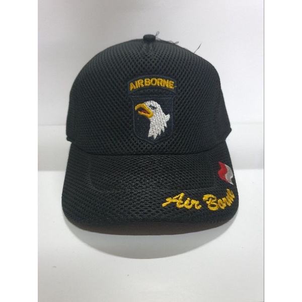 Topi jaring AIRBONE | Topi jala Logo  | Topi jaring pria | topi pria dewasa