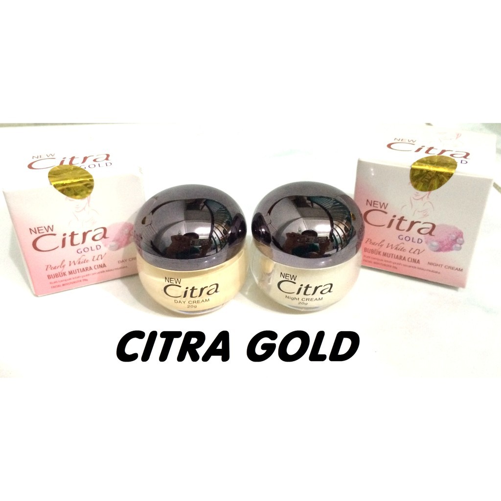 [100% Asli + COD] CREAM CITRA GOLD SIANG / MALAM