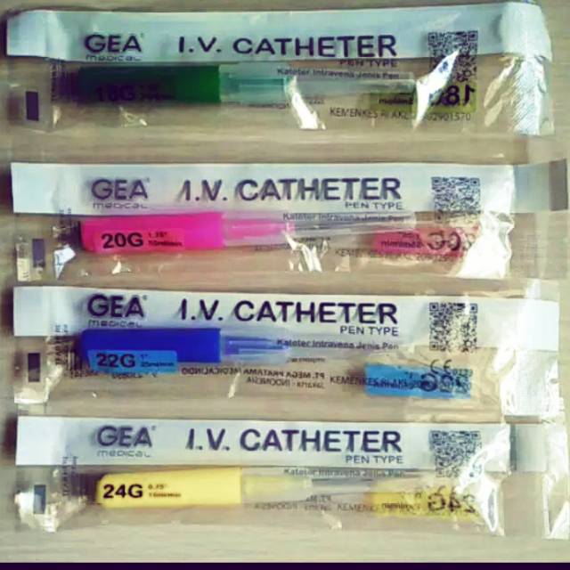 IV Catheter GEA/Abocath/Jarum Infus no 24