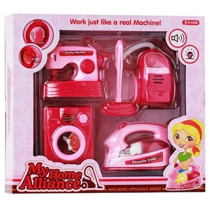 MY HOME ALLIANCE/ Mainan Anak Mini Home Appliance /  Mainan Setrika Set