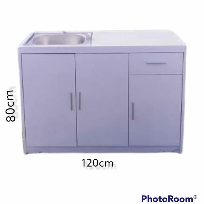 Dish | Meja Sink/Meja Cuci Piring/Rak Kompor/Kitchen Set Bawah/Duco