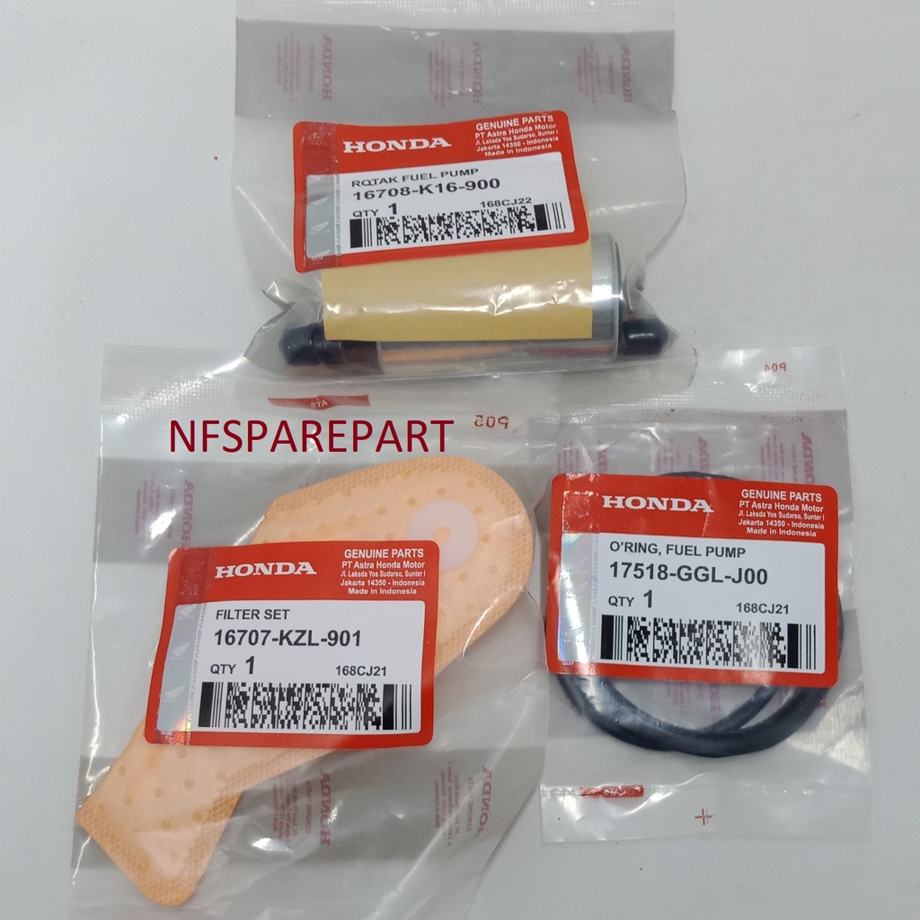 PAKET ROTAK PAMPERS BENSIN DAN ORING FUELPUMP BEAT FI BEAT POP BEAT ESP BERKUALITAS ORIGINAL