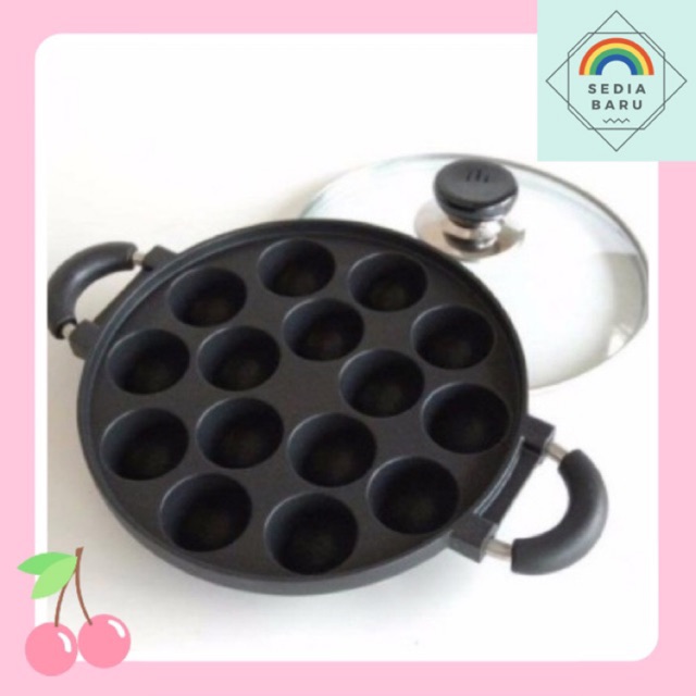 cetakan takoyaki 15 lubang takoyaki pan jepang cetakan kue telur goreng