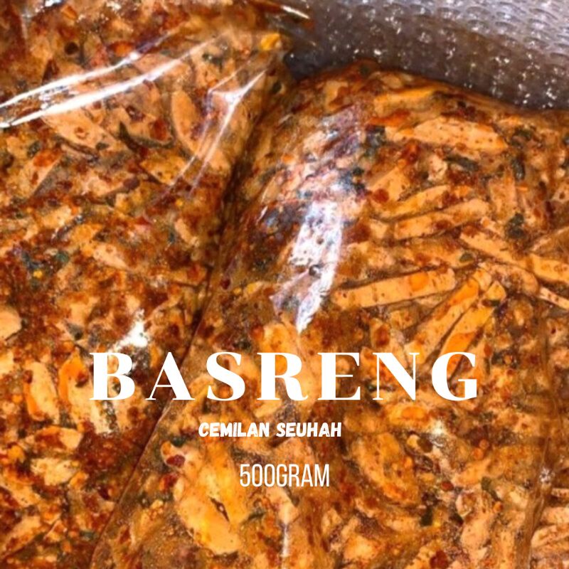 basreng pedas extra daun jeruk isi 500gram