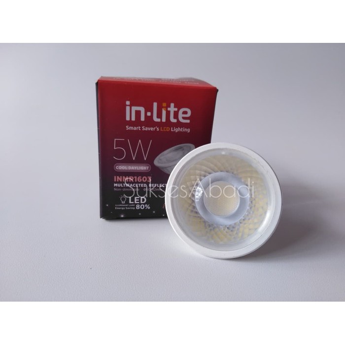 LED MR16 INLITE 5W **BER-GARANSI** SPOT IN-LITE MR 16 INMR 1603