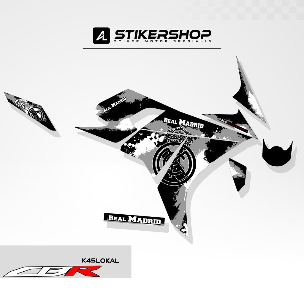 STRIPING CBR K45 / LOKAL / STIKER CBR K45 LOKAL / STICKER CBR K45 LOKAL / VARIASI / GRAFIS / REAL MA