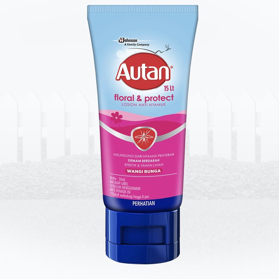 Autan Floral &amp; Protect Lotion tube anti nyamuk tube 50 ML