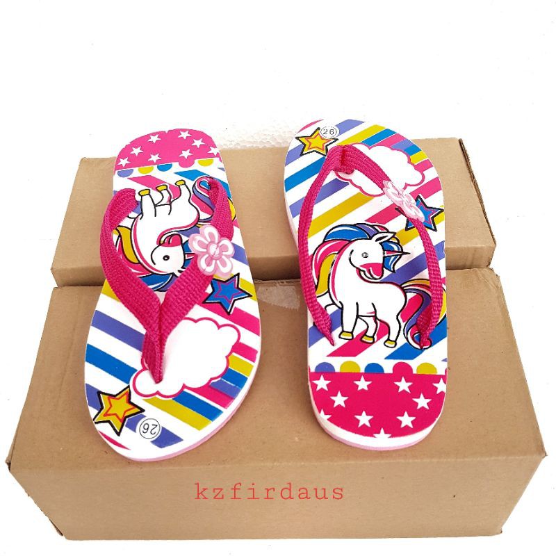 Sandal Anak Perempuan terbaru 2021 Unicorn spone