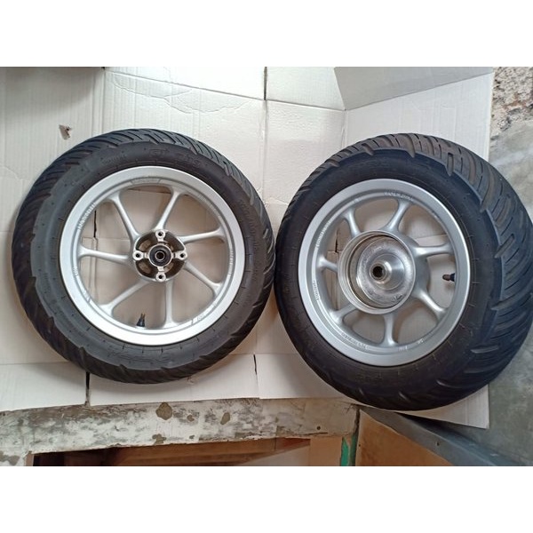 Velg Pelk Pelek Scoopy New K93 Original Roda depan Belakang Scoopy Ring 12