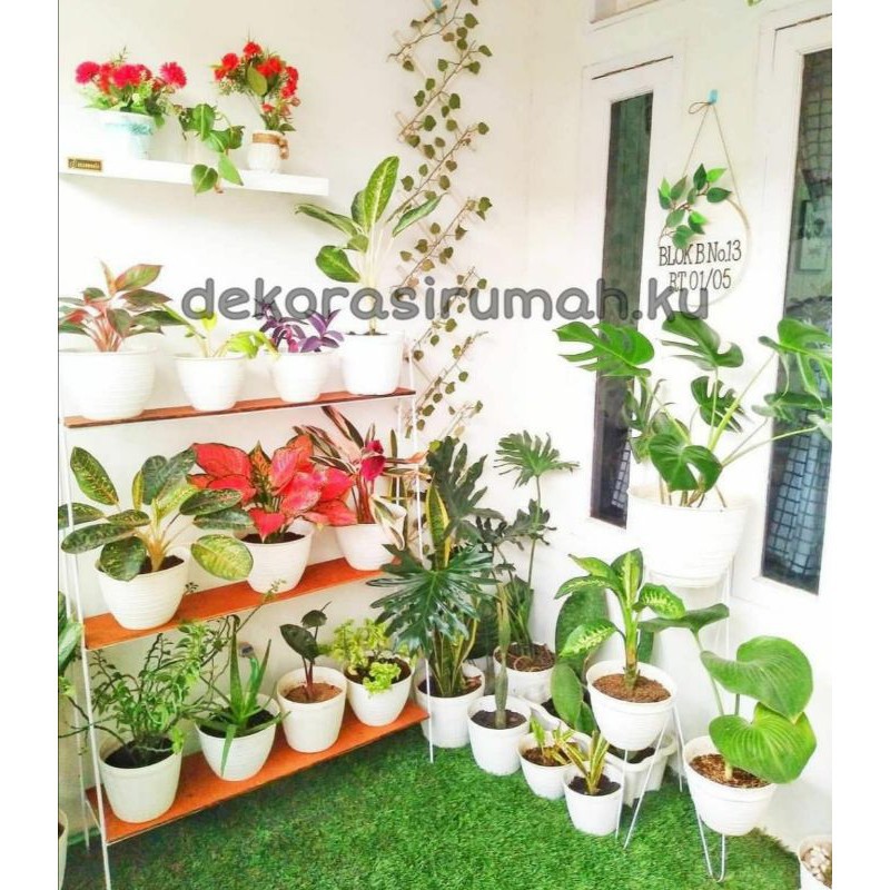 UNYQ2W Rak bunga susun / Rak sepatu / Rak serbaguna / Standing pot dr03