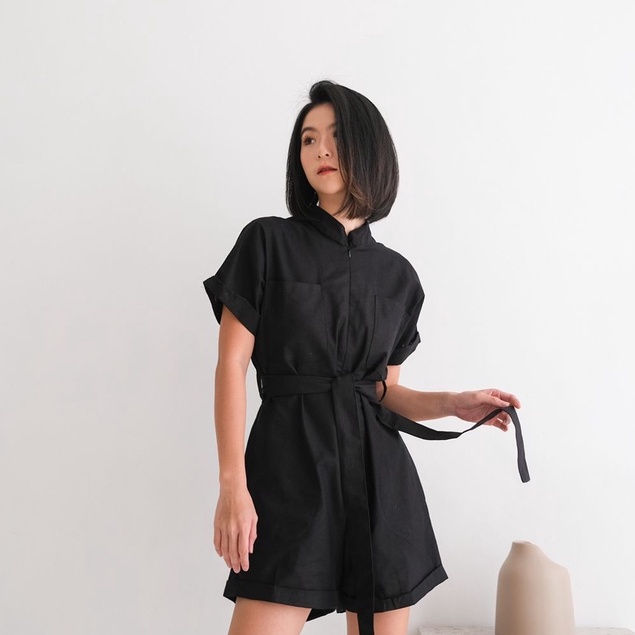 PYO Jumpsuit Korea Basic Wanita Pergi Outfir Baju Lucu Unik Remaja