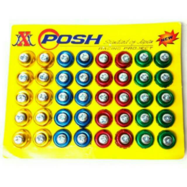 Baut Posh Obeng isi 40pcs Dan isi 24pcs