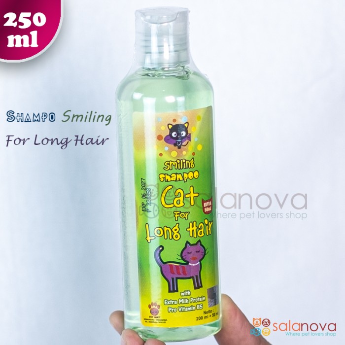 Smiling For Long Hair Shampo Kucing Untuk Bulu Panjang 250ml